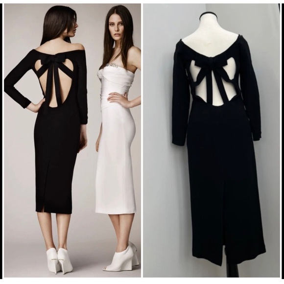 Burberry Dresses & Skirts - Vintage Burberry Prorsum 2014 Back Bow 🎀 Dress Size 40